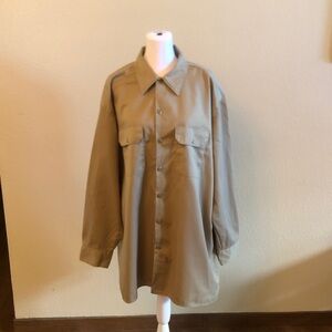 Dickies Men's Khaki Shirt Jacket size XL